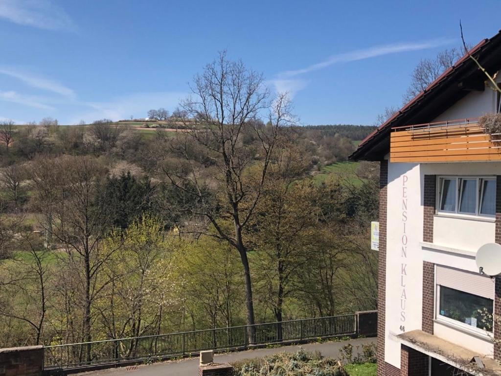 Pension Klaus Bad Salzschlirf Bagian luar foto